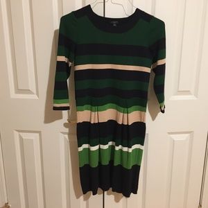 Petite Striped Jersey Dress